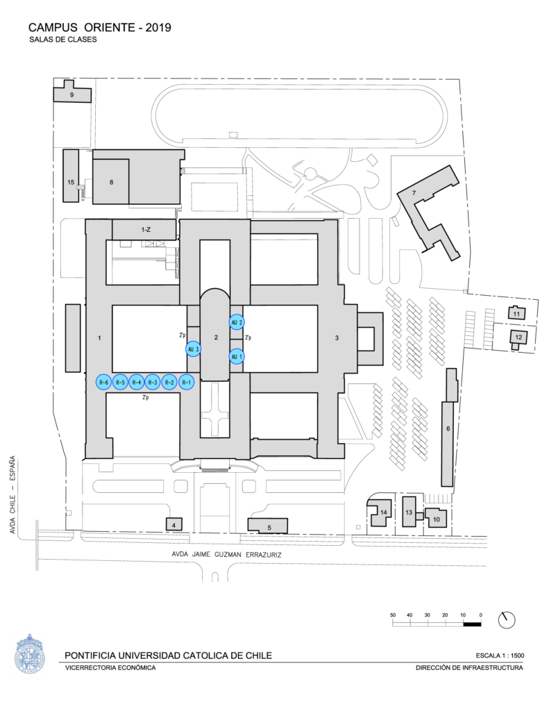 Mapa Campus Oriente